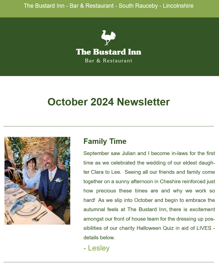 October 2024 Newsletter