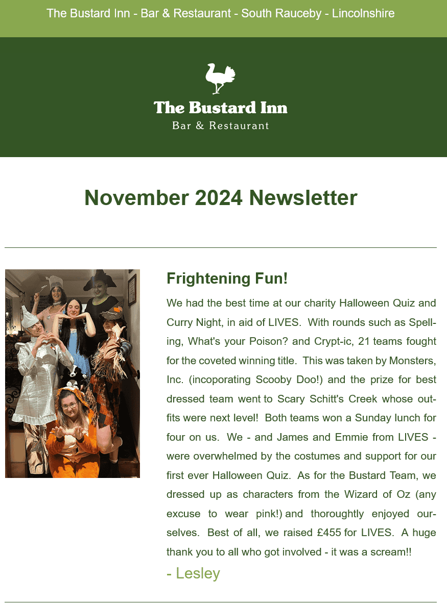 November 2024 Newsletter