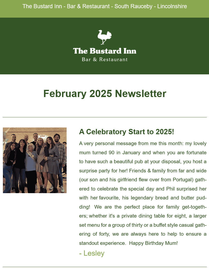 February 2025 Newsletter