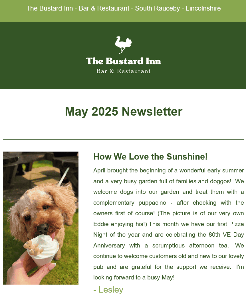 May 2025 Newsletter