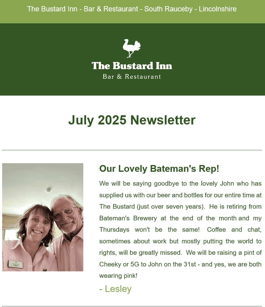 July 2025 Newsletter