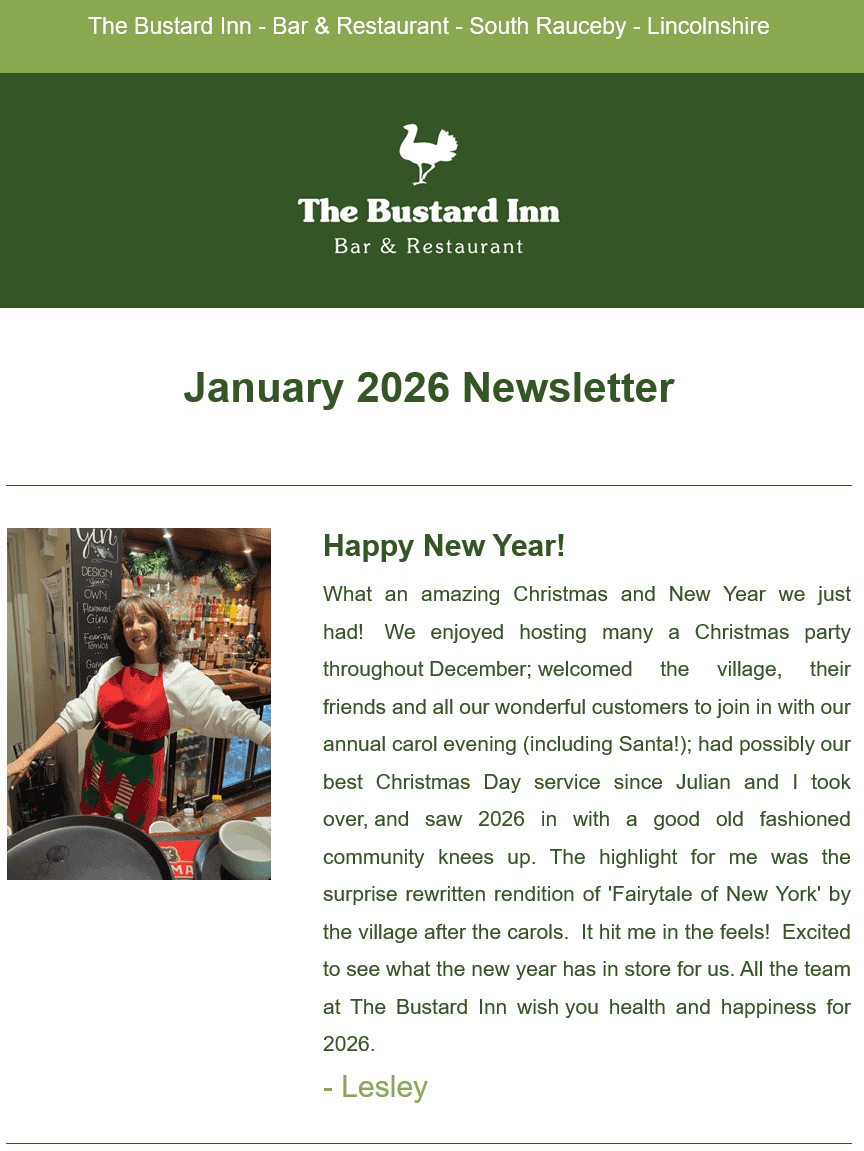 January 2026 Newsletter
