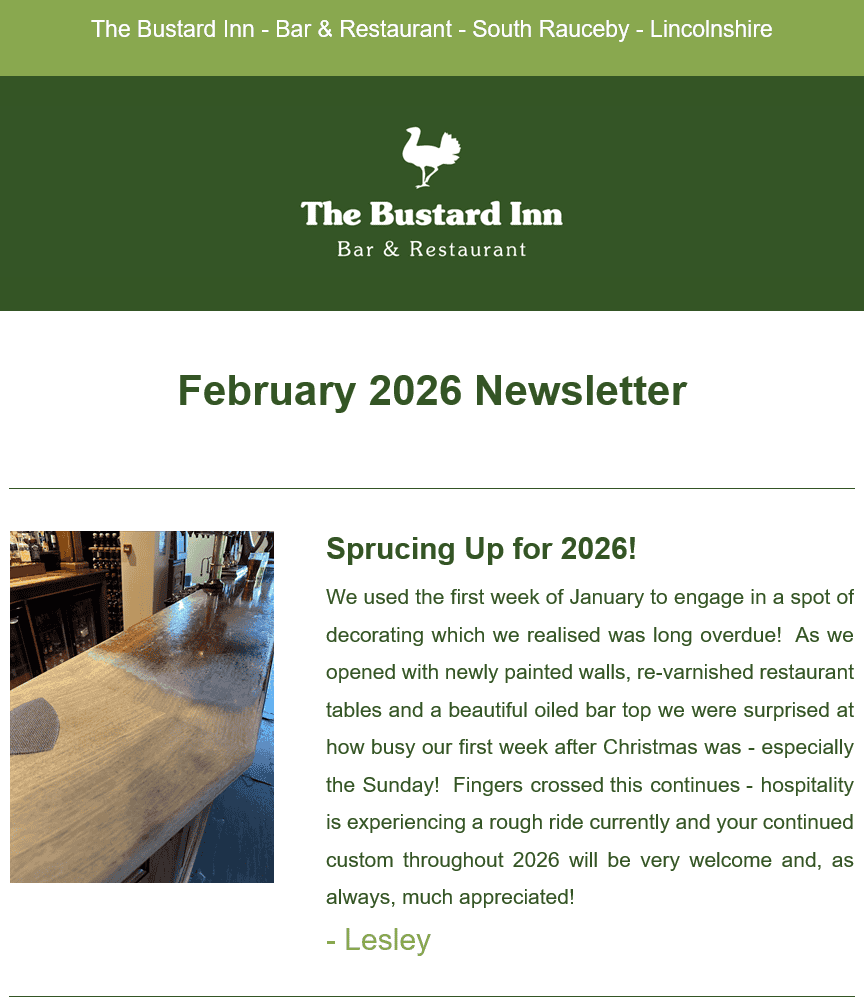 February 2026 Newsletter