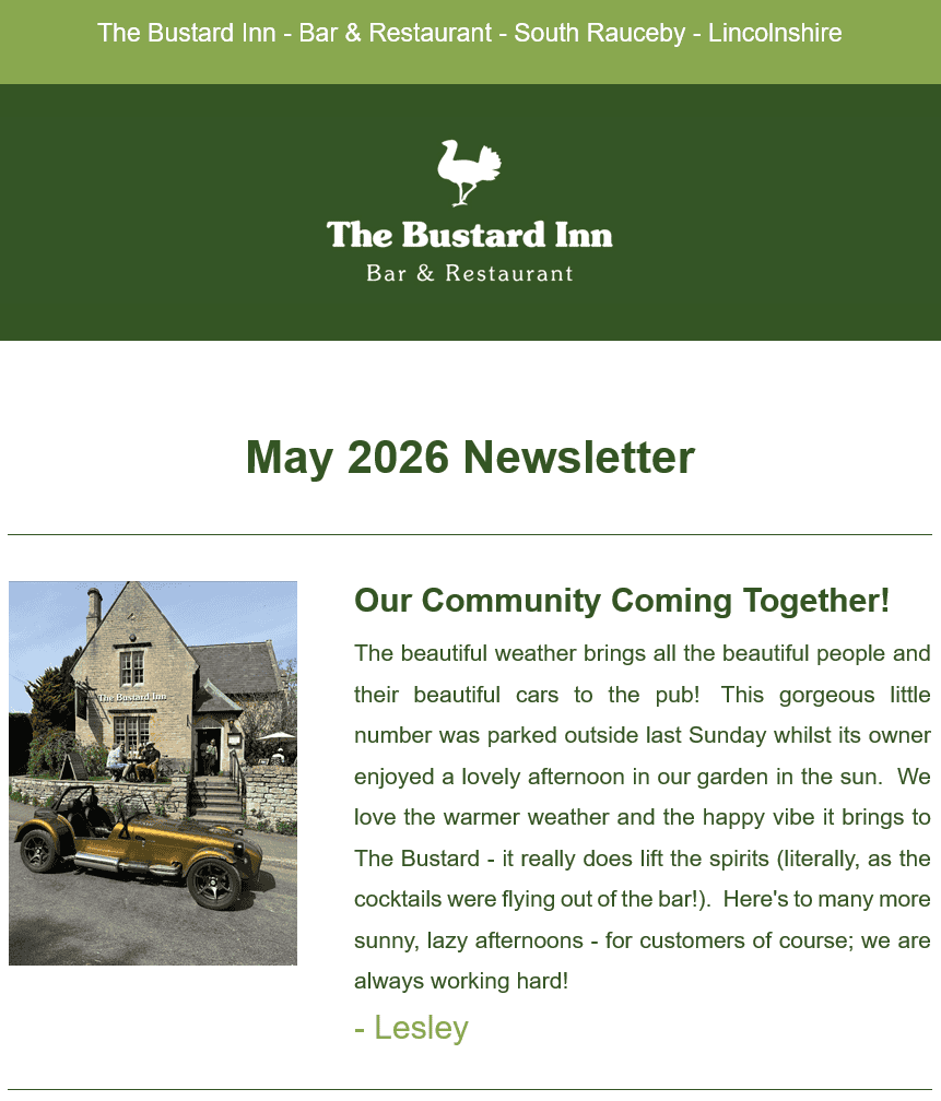 May 2026 Newsletter