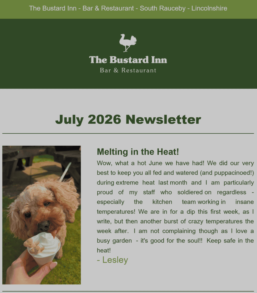 July 2026 Newsletter